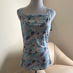 White House Black Market Geometric Top